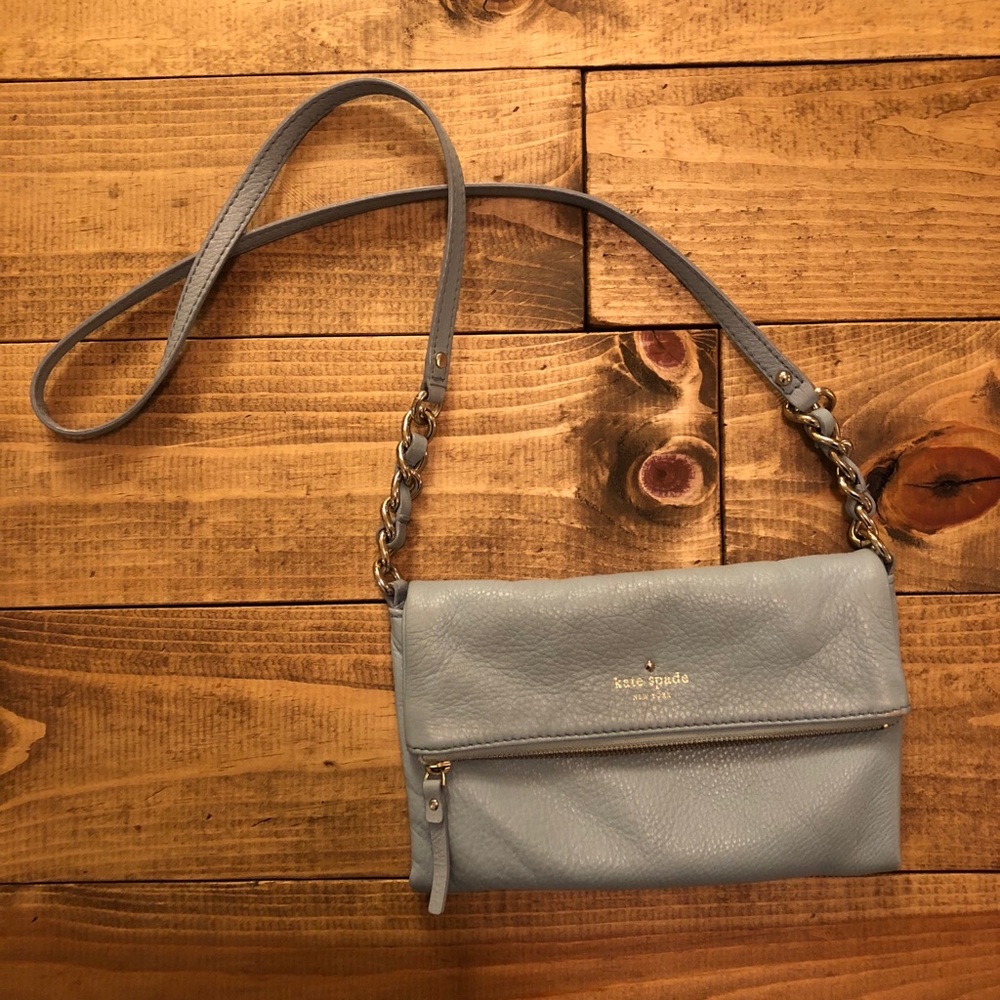 Light Blue Kate Spade crossbody bag